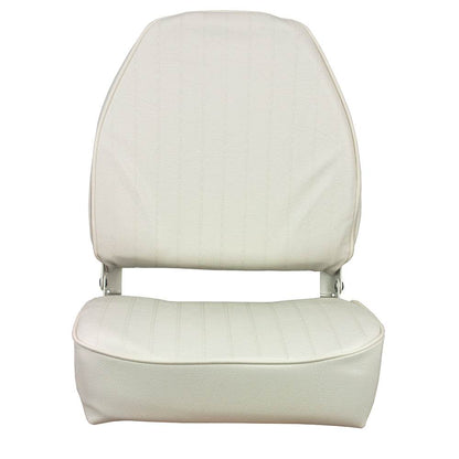 Suncoast Marine and Auto offers Springfield High Back Folding Seat - White (1040649)