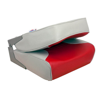 Suncoast Marine and Auto offers Springfield Economy Multi-Color Folding Seat - Grey/Red (1040655)