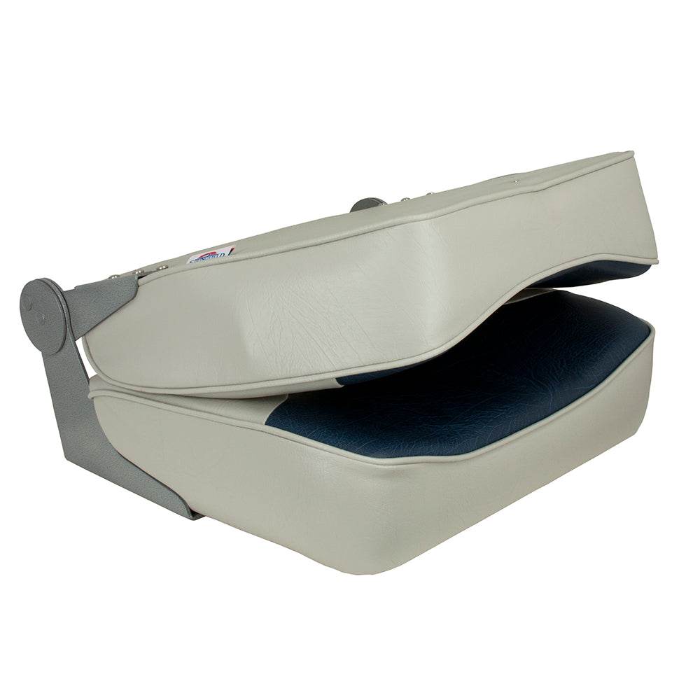 Suncoast Marine and Auto offers Springfield XXL Folding Seat - Grey/Blue (1040691)