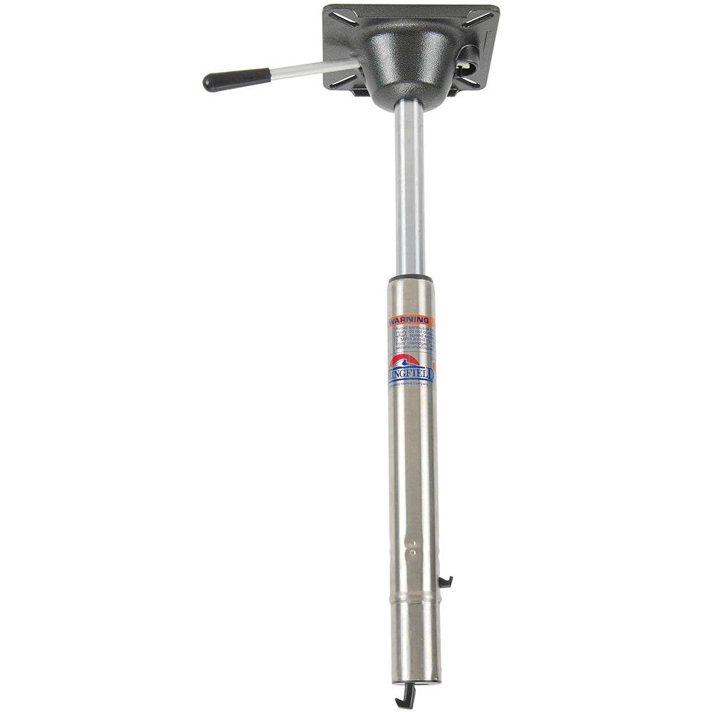 Suncoast Marine and Auto offers Springfield Spring-Lock Power-Rise Adjustable Sit-Down Post - Stainless Steel [1642005]