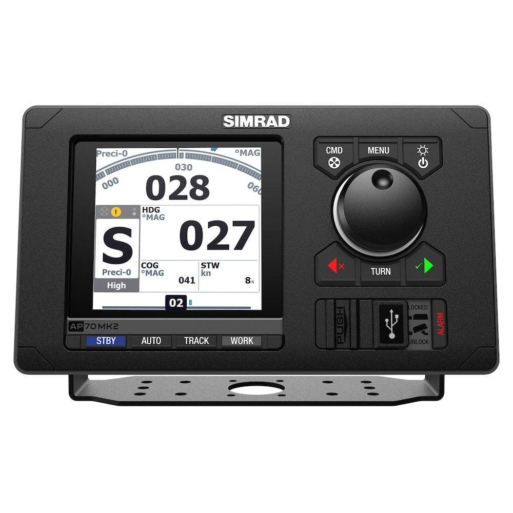 Suncoast Marine and Auto offers Simrad AP70 MK2 Autopilot IMO Pack f/Solenoid - Includes AP70 MK2 Control Head, AC80S Course Computer RF45x Feedback [000-15040-001]