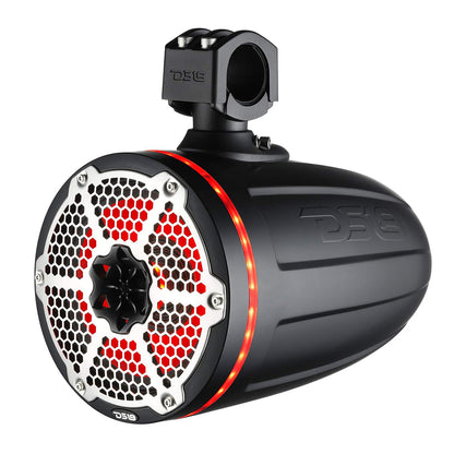 Suncoast Marine and Auto offers DS18 Hydro 6.5" Neodymium Wakeboard Speakers w/1" Driver and RGB LED Lights - 450W - Black [NXL-X6TPNEO/BK]