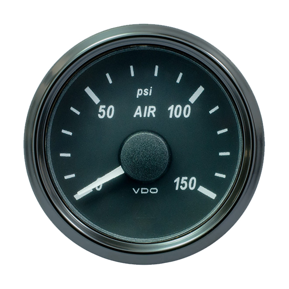 Suncoast Marine and Auto offers VDO SingleViu 52mm (2-1/16") Air Pressure Gauge - 150 PSI - 0-180 Ohm [A2C3833440030]