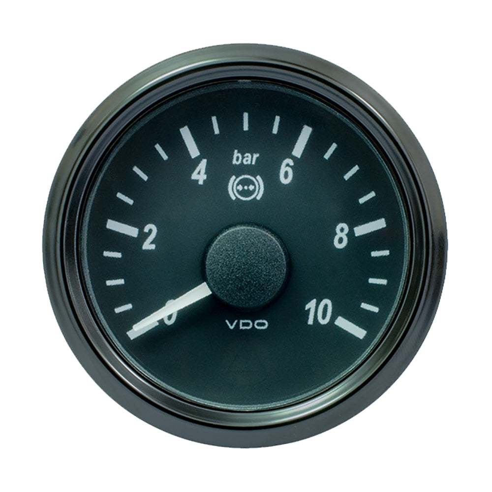 Suncoast Marine and Auto offers VDO SingleViu 52mm (2-1/16") Brake Pressure Gauge - 15 Bar - 0-180 Ohm [A2C3833450030]