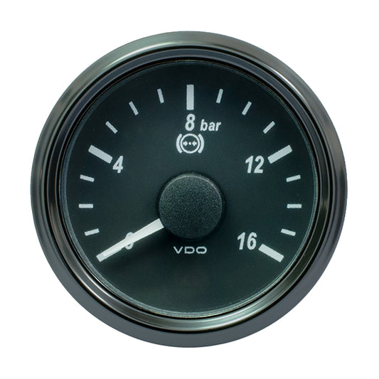 Suncoast Marine and Auto offers VDO SingleViu 52mm (2-1/16") Brake Pressure Gauge - 16 Bar - 0-4.5V [A2C3832710030]