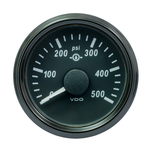 Suncoast Marine and Auto offers VDO SingleViu 52mm (2-1/16") Gear Pressure Gauge - 500 PSI - 0-4.5V [A2C3832740030]