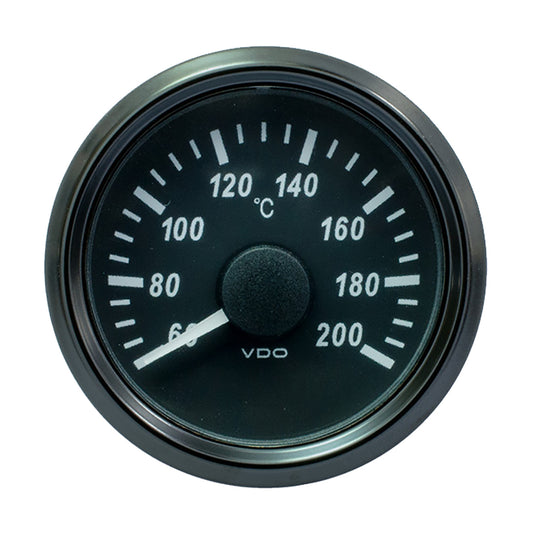 Suncoast Marine and Auto offers VDO SingleViu 52mm (2-1/16") Cylinder Temp. Gauge - 200C - 471-14 Ohm [A2C3833520030]