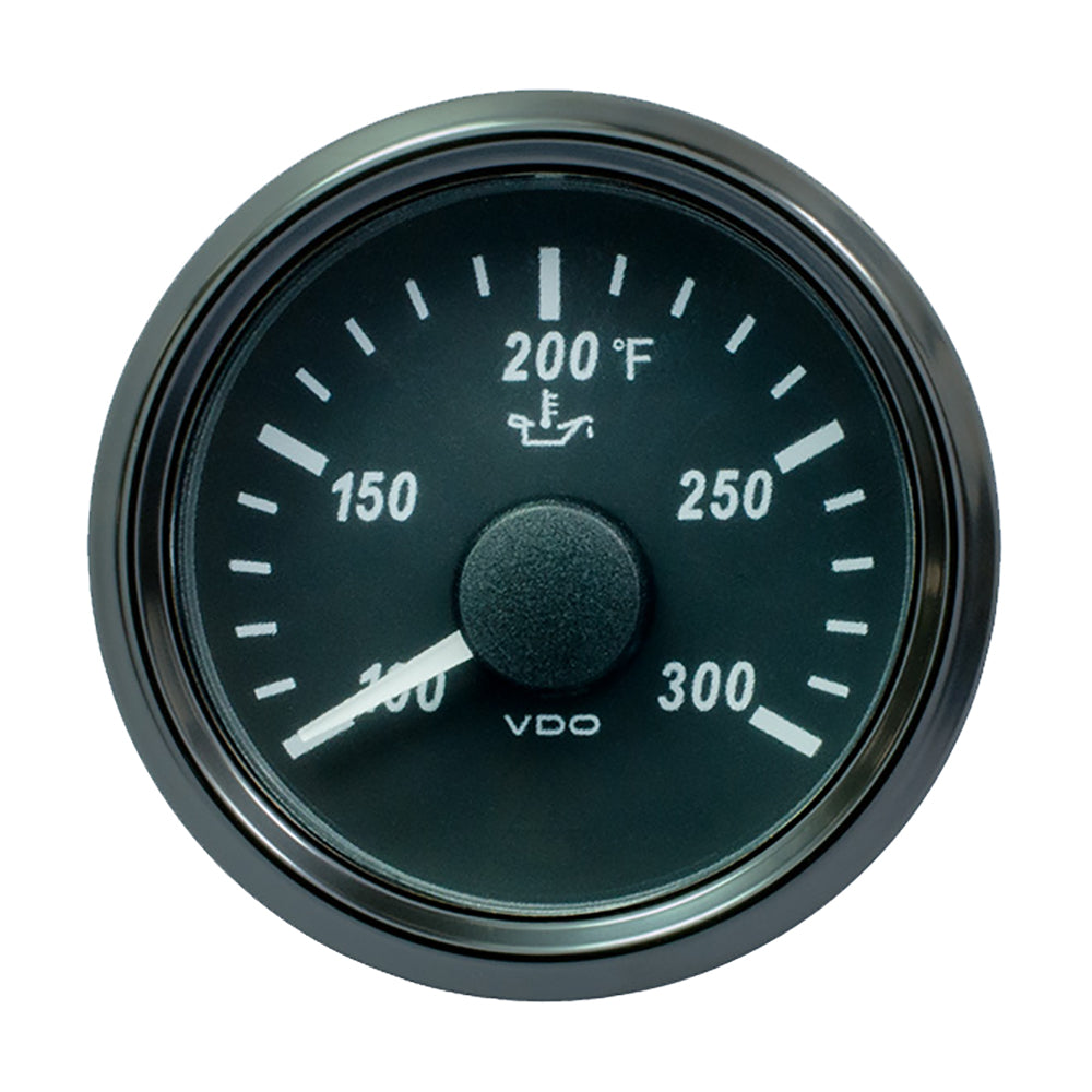 Suncoast Marine and Auto offers VDO SingleViu 52mm (2-1/16") Oil Temp. Gauge - 300 F - 322-18 Ohm [A2C3833410030]