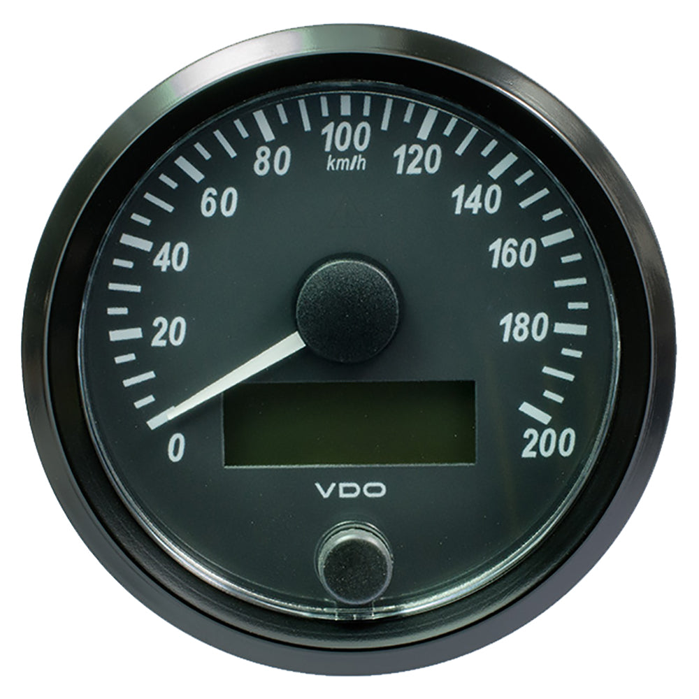 Suncoast Marine and Auto offers VDO SingleViu 80mm (3-1/8") Speedometer - 200 KM/H [A2C3832940030]