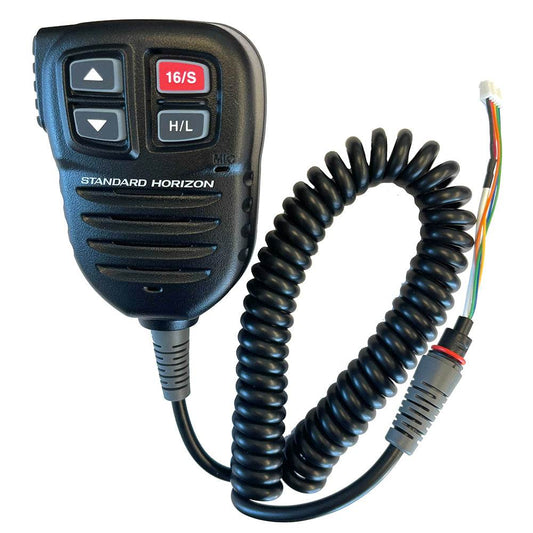 Suncoast Marine and Auto offers Standard Horizon Replacement Mic Only f/GX2400B - Black [CS2661701]