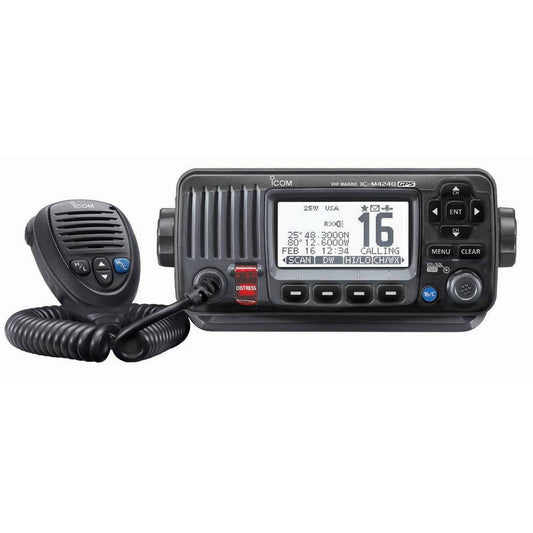 Suncoast Marine and Auto offers Icom M424G Fixed Mount VHF w/Built-In GPS - Black [M424G 41]