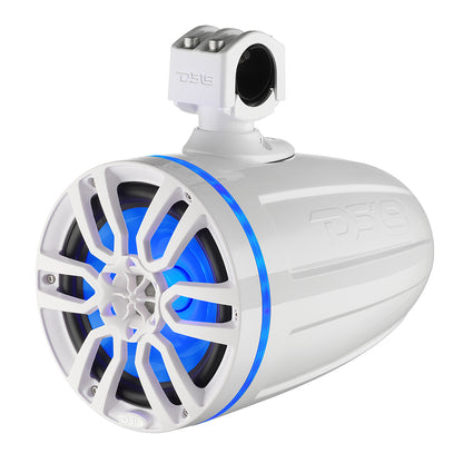 Suncoast Marine and Auto offers DS18 X Series HYDRO 6.5" Wakeboard Pod Tower Speaker w/RGB LED Light - 300W - White [NXL-X6TP/WH]