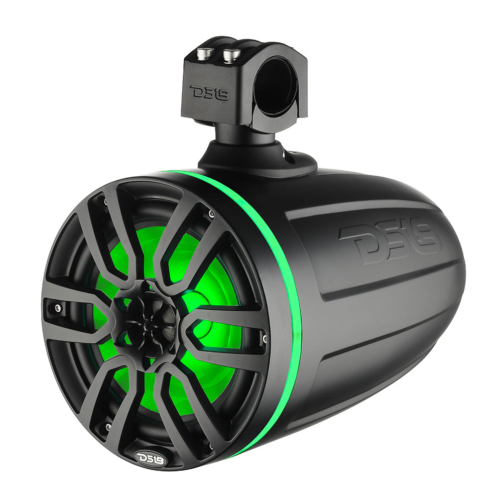 Suncoast Marine and Auto offers DS18 X Series HYDRO 6.5" Wakeboard Pod Tower Speaker w/RGB LED Lights - 300W - Matte Black [NXL-X6TP/BK]