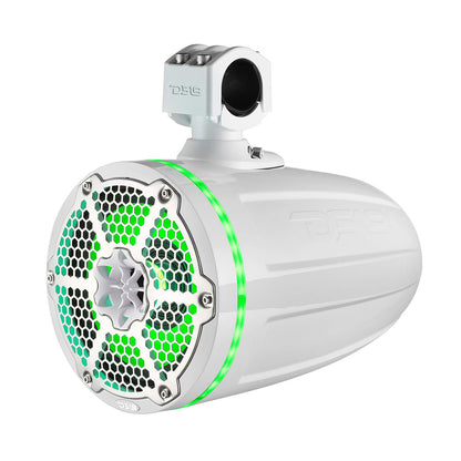 Suncoast Marine and Auto offers DS18 Hydro 6.5" Neodymium Wakeboard Speakers with 1" Driver and RGB LED Lights - 450W - White [NXL-X6TPNEO/WH]