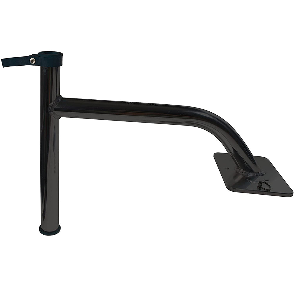 Suncoast Marine and Auto offers Panther 3" Quick Release King Pin Bow Mount Bracket - Black - Powder Coat [KPB30B]