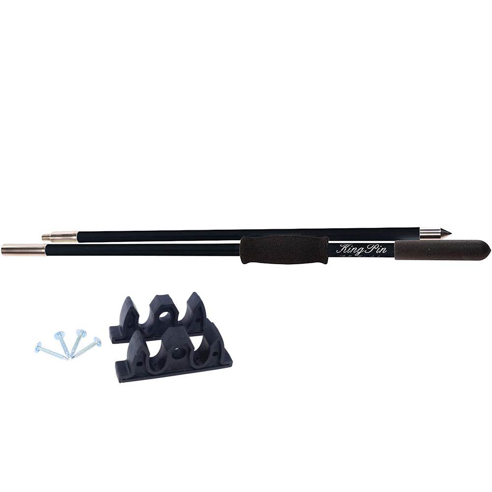 Suncoast Marine and Auto offers Panther 10 King Pin Anchor Pole - 2-Piece - Black [KPP100B]