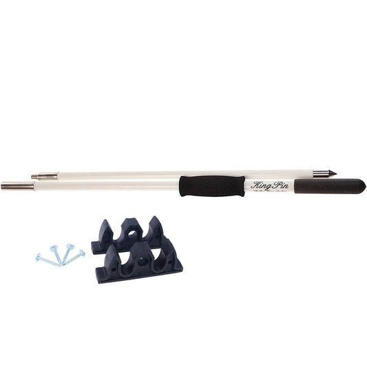 Suncoast Marine and Auto offers Panther 10 King Pin Anchor Pole - 2-Piece - White [KPP100W]