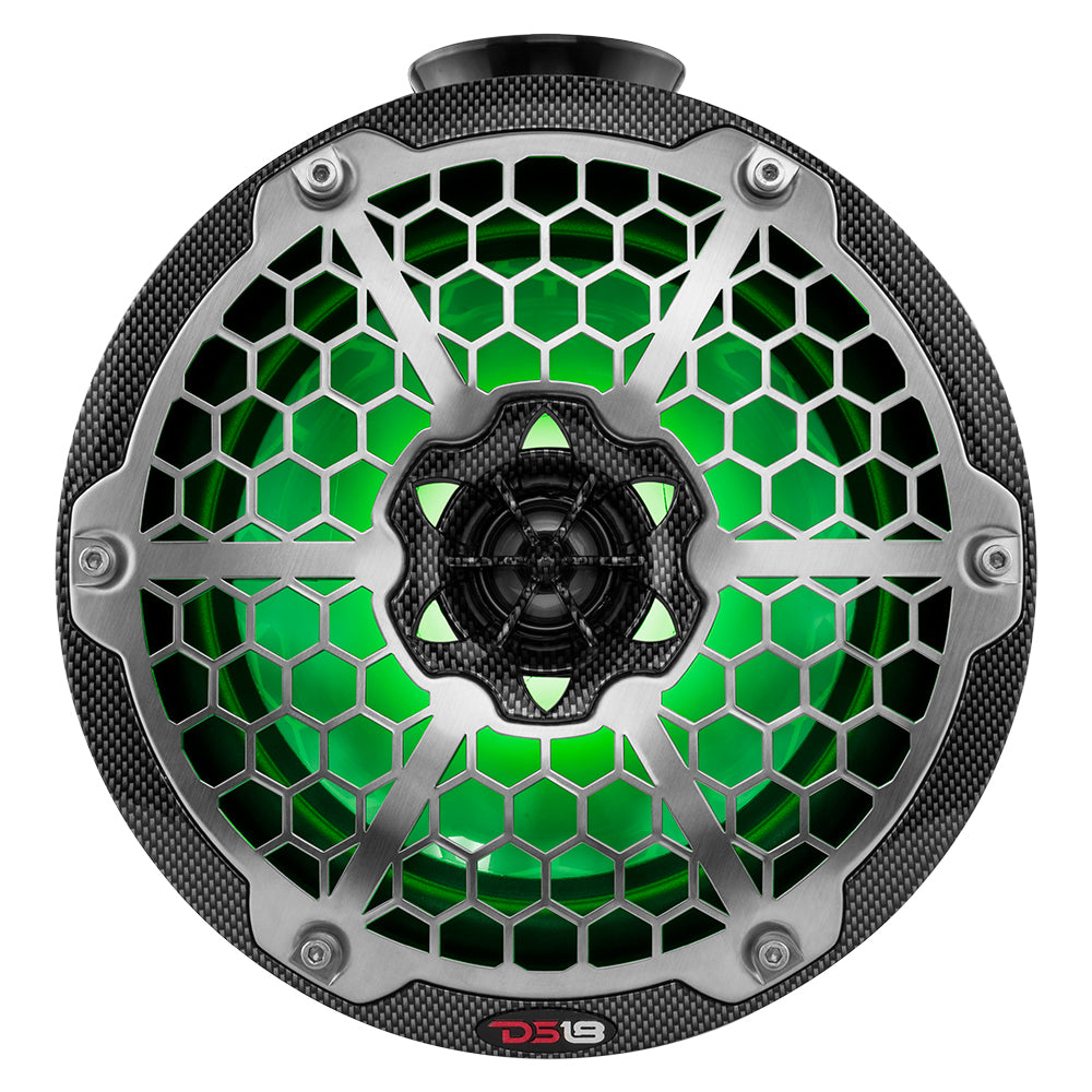 Suncoast Marine and Auto offers DS18 HYDRO 8" Compact Wakeboard Pod Tower w/RGB Light - 375W - Black Carbon Fiber [CF-PS8]