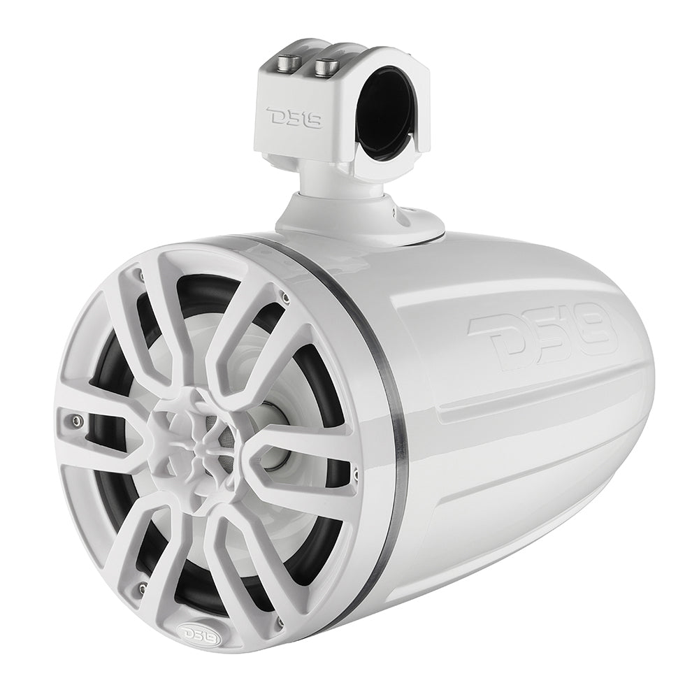 Suncoast Marine and Auto offers DS18 X Series HYDRO 8" Wakeboard Pod Tower Speaker w/RGB LED Light - 375W - White [NXL-X8TP/WH]