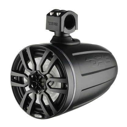 Suncoast Marine and Auto offers DS18 X Series HYDRO 8" Wakeboard Pod Tower Speaker w/RGB LED Light - 375W - Matte Black [NXL-X8TP/BK]