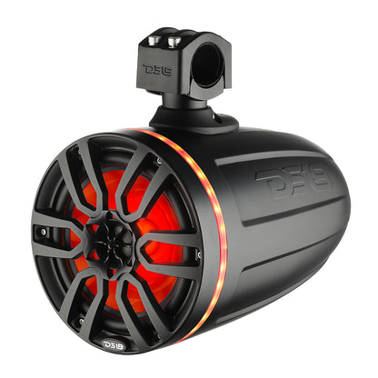 Suncoast Marine and Auto offers DS18 X Series HYDRO 8" Wakeboard Pod Tower Speaker w/RGB LED Light - 375W - Matte Black [NXL-X8TP/BK]