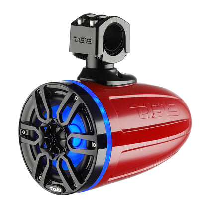 Suncoast Marine and Auto offers DS18 X Series HYDRO 6.5" Wakeboard Pod Tower Speakers w/RGB LED Light - 300W - Red [NXL-X6TP/RD]