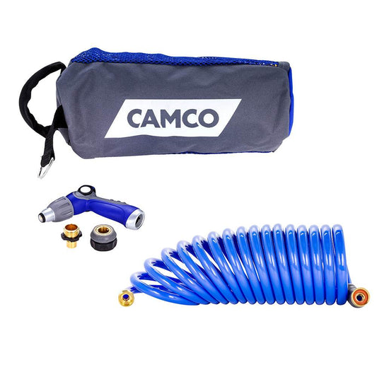 Suncoast Marine and Auto offers Camco 20 Coiled Hose Spray Nozzle Kit [41980]