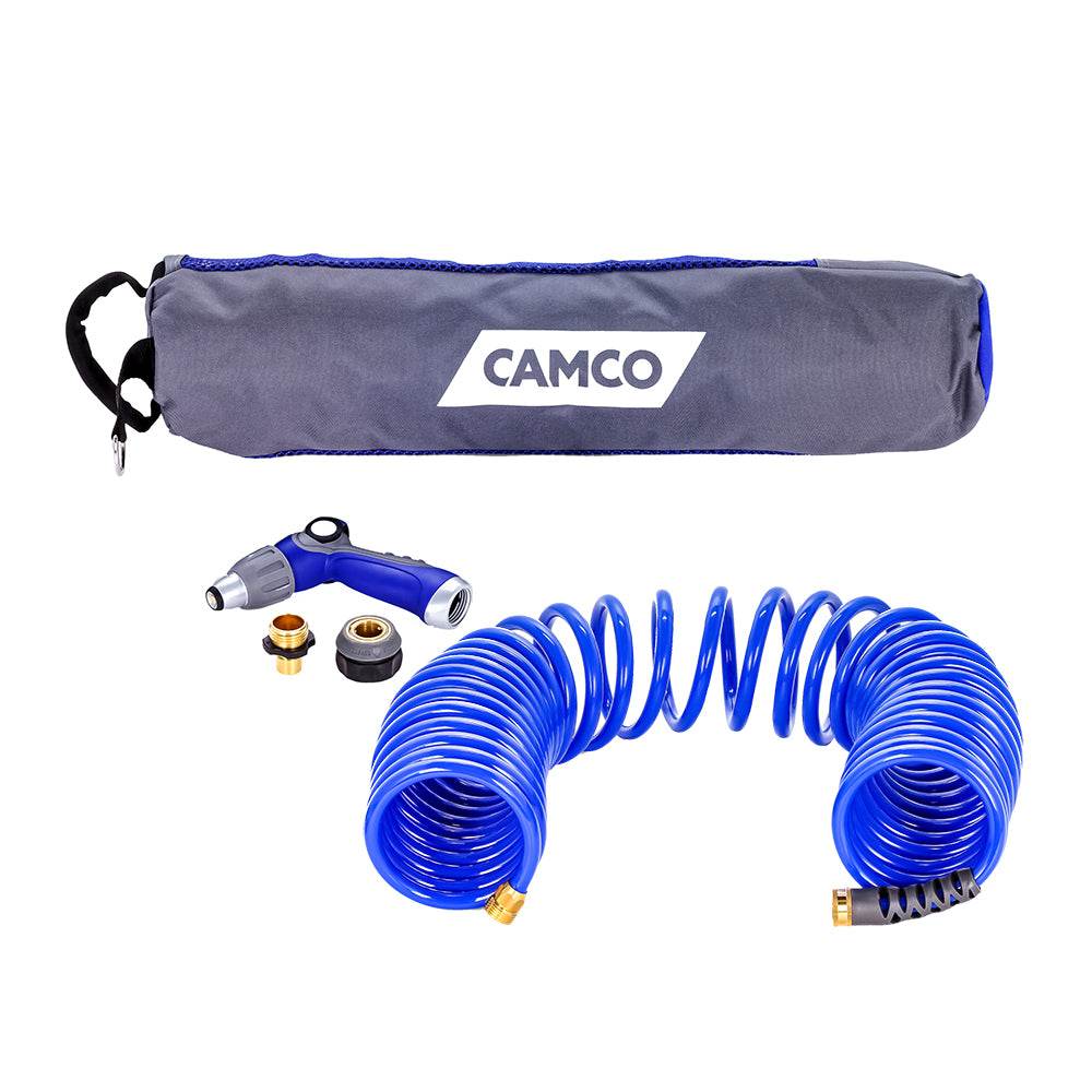 Suncoast Marine and Auto offers Camco 40 Coiled Hose Spray Nozzle Kit [41982]