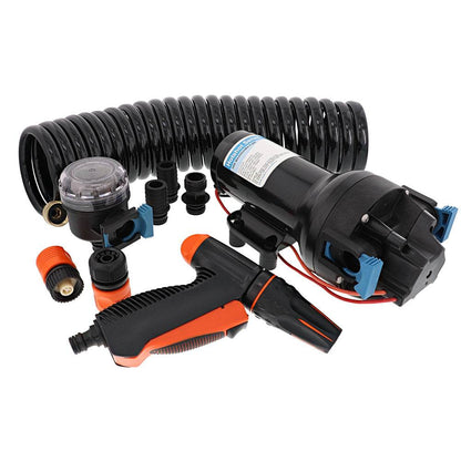 Suncoast Marine and Auto offers Jabsco HotShot HD6 Heavy Duty Washdown Pump w/25 HoseCoil - 12V - 6 GPM - 70 PSI [P601J-219N-4A]