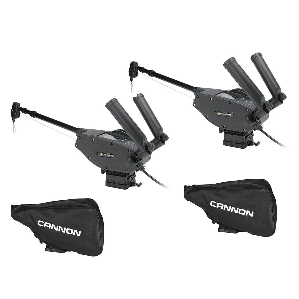 Suncoast Marine and Auto offers Cannon Optimum 10 BT Electric Downrigger 2-Pack w/Black Covers [1902335X2/COVERS]