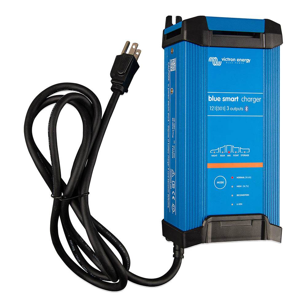 Suncoast Marine and Auto offers Victron Blue Smart IP22 12VDC 30A 3 Bank 120V Charger - Dry Mount [BPC123048102]