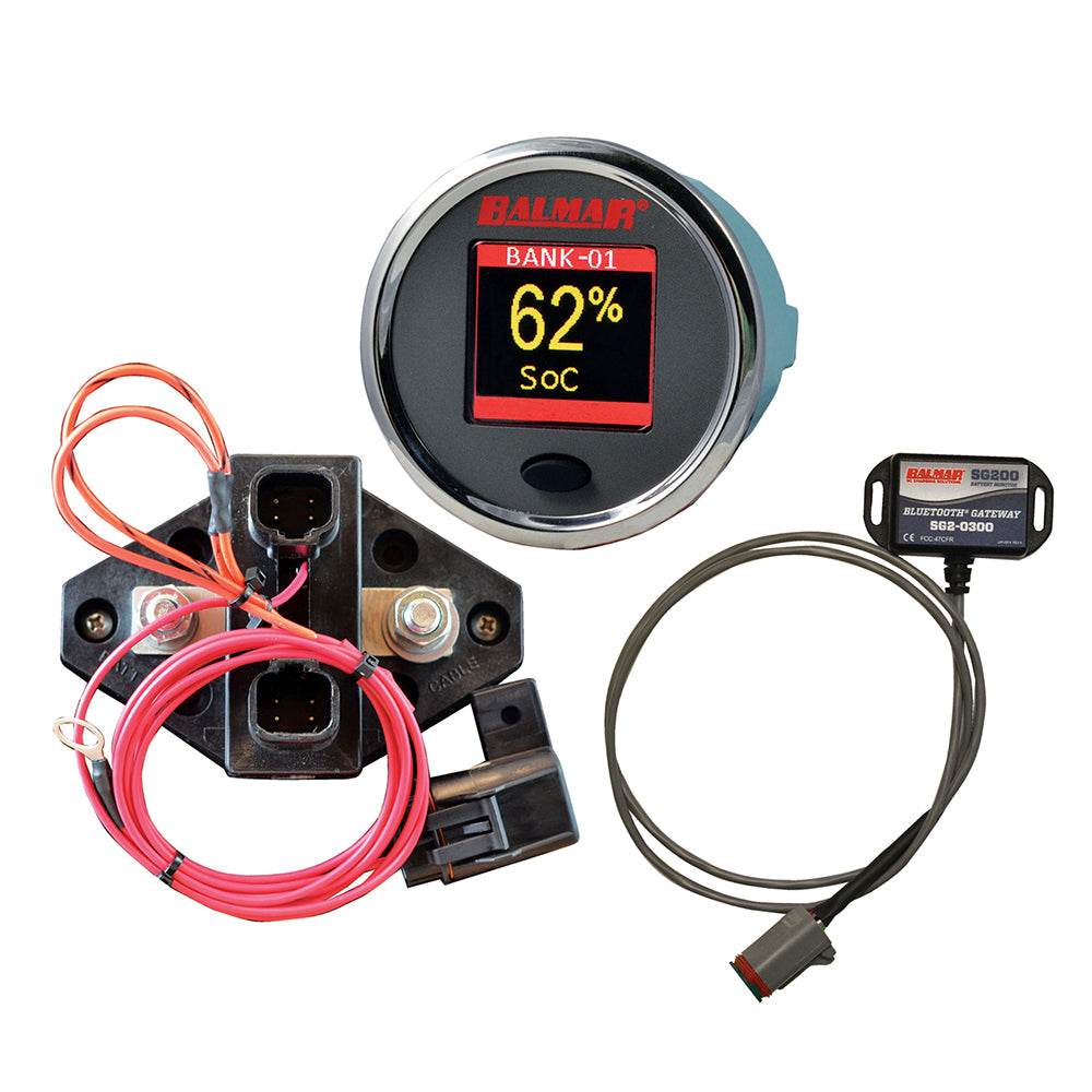 Suncoast Marine and Auto offers Balmar SG210 Battery Monitor Kit w/Display Shunt Gateway [SG210]