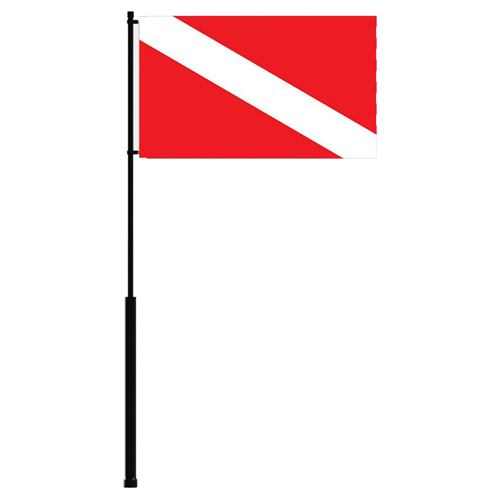 Suncoast Marine and Auto offers Mate Series Flag Pole - 36" w/Dive Flag [FP36DIVE]