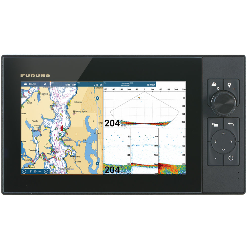 Suncoast Marine and Auto offers Furuno NavNet TZtouch3 9" Hybrid Control MFD w/Single Channel CHIRP Sonar [TZT9F]