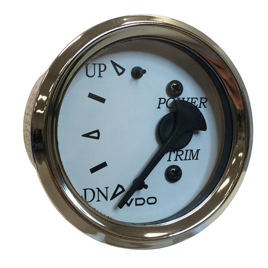 Suncoast Marine and Auto offers VDO Cockpit Marine 52MM (2-1/16") Trim Gauge f/Volvo/Mercury/Yamaha 2001+ Engines - White Dial/Chrome Bezel [382-15279]