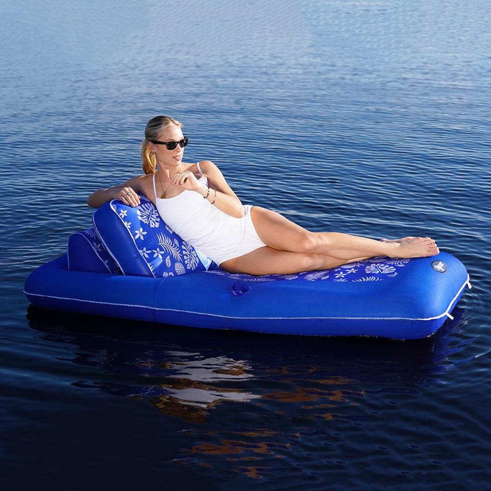 Suncoast Marine and Auto offers Aqua Leisure Supreme Convertible Lounge Ripstop Hawaiin Wave [APL16997P2]