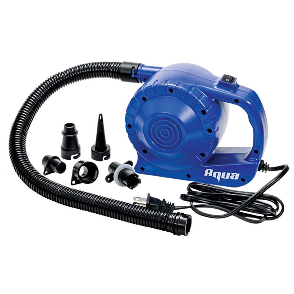 Suncoast Marine and Auto offers Aqua Leisure Heavy-Duty 110V Electric Air Pump w/5 Tips [AQX19075P3]