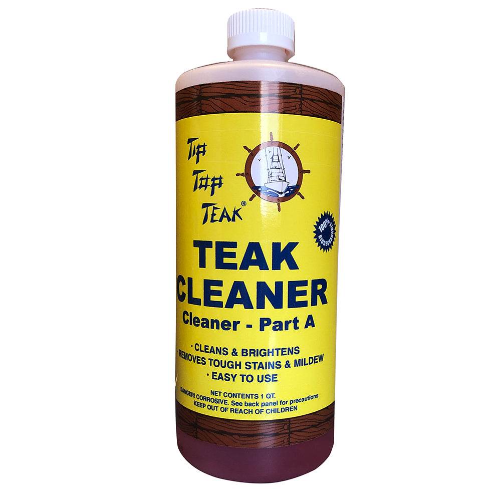 Suncoast Marine and Auto offers Tip Top Teak Cleaner Part A - Quart [TC861]