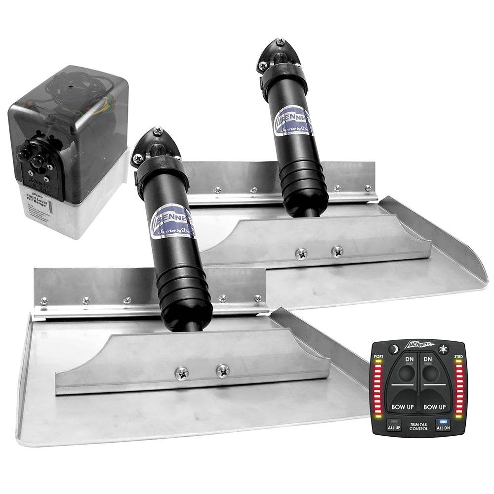 Suncoast Marine and Auto offers Bennett 12x12 Hydraulic Trim Tab System w/One Box Indication [1212OBI]