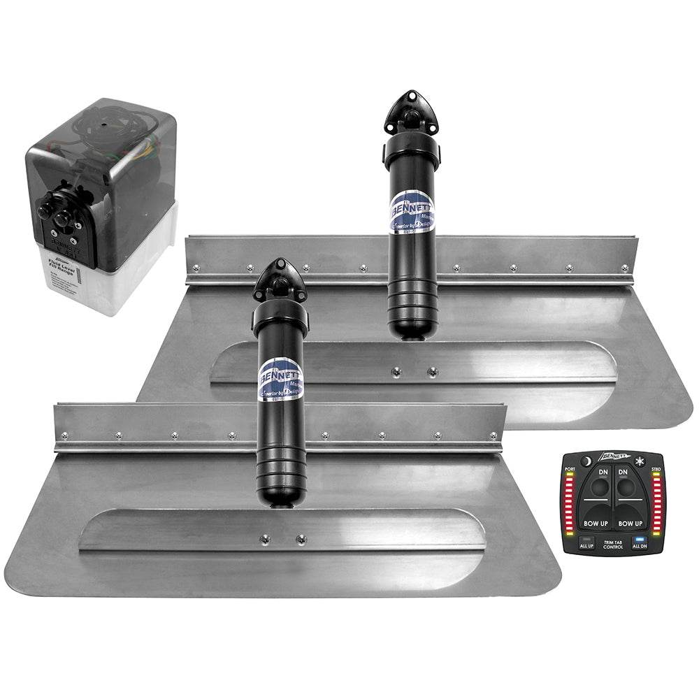 Suncoast Marine and Auto offers Bennett Marine 24x12 Hydraulic Trim Tab System w/One Box Indication [2412OBI]