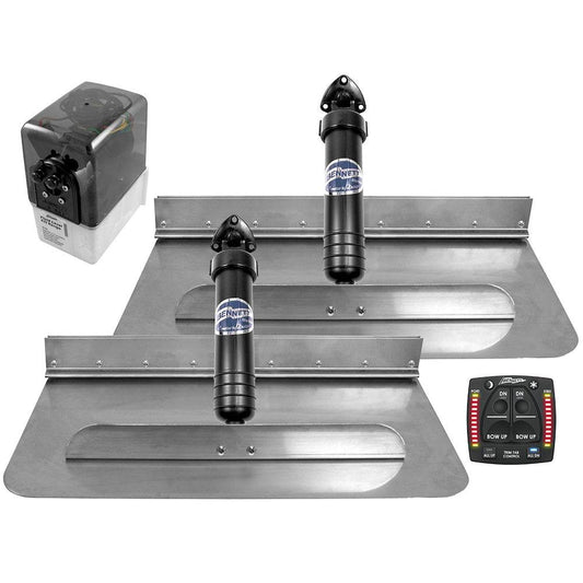 Suncoast Marine and Auto offers Bennett Marine 24x12 Hydraulic Trim Tab System w/One Box Indication [2412OBI]