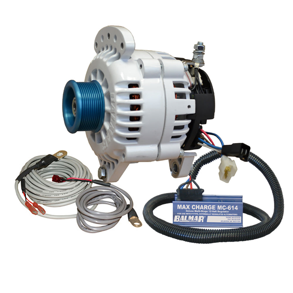 Suncoast Marine and Auto offers Balmar Alternator 100 AMP Kit 12V 3.15" Dual Foot Saddle J10 Pulley Regulator Temp Sensor [60-YP-MC-100-J10]