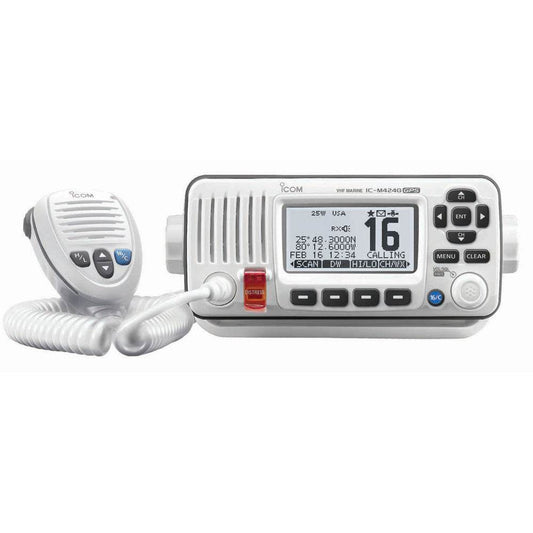 Suncoast Marine and Auto offers Icom M424G VHF Radio w/Built-In GPS - White [M424G 42]