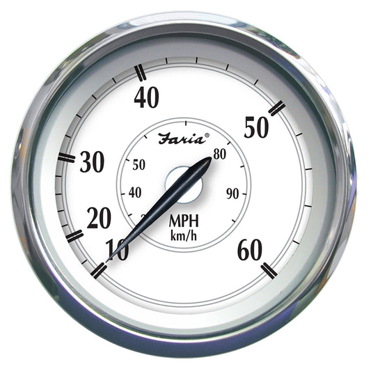 Suncoast Marine and Auto offers Faria Newport SS 4" Speedometer - 0 to 60 MPH [45010]