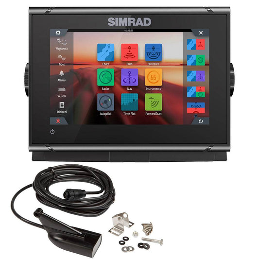 Suncoast Marine and Auto offers Simrad GO7 XSR Chartplotter/Fishfinder w/HDI Transom Mount Transducer C-MAP Discover Chart [000-14326-002]