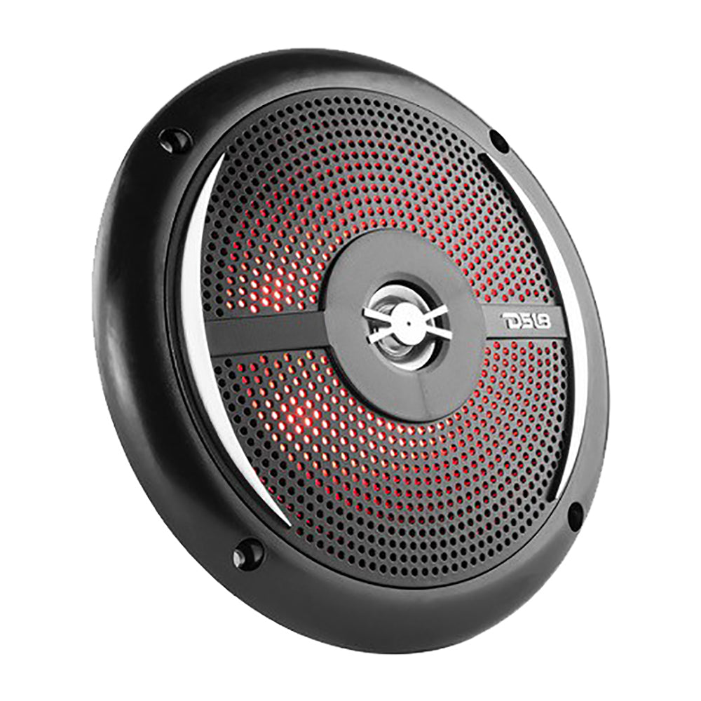 Suncoast Marine and Auto offers DS18 HYDRO 6.5" 2-Way Marine Slim Speakers w/RGB LED Lighting 100W - Black [NXL-6SL/BK]