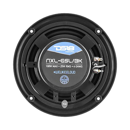 Suncoast Marine and Auto offers DS18 HYDRO 6.5" 2-Way Marine Slim Speakers w/RGB LED Lighting 100W - Black [NXL-6SL/BK]