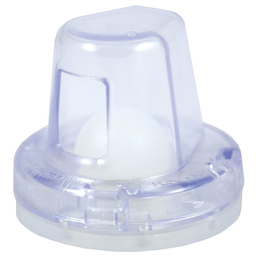 Suncoast Marine and Auto offers T-H Marine Flow-Max Ball Scupper - Clear [FMS-1-0-DP]