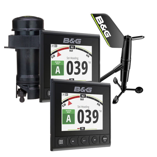 Suncoast Marine and Auto offers BG Triton2 Speed, Depth Wireless Wind System Pack - 2 Triton2 4.1" Color Display, DST810 Transducer, WS320 Wireless Wind Sensor NMEA2000 Starter Kit [000-14957-002]