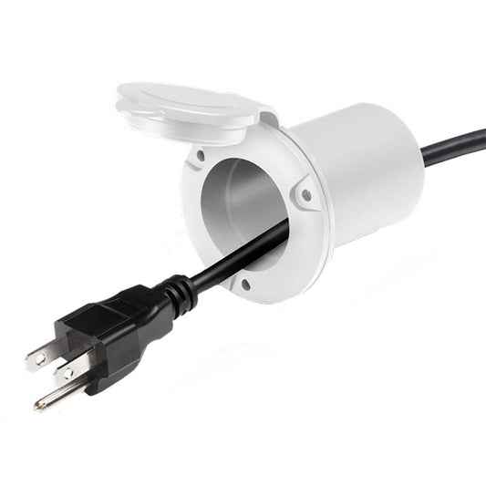 Suncoast Marine and Auto offers Guest AC Universal Plug Holder - White [150PHW]